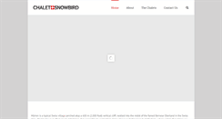 Desktop Screenshot of chaletsnowbird.com